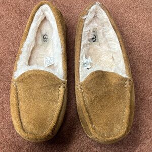 UGG Tan Suede Loafers